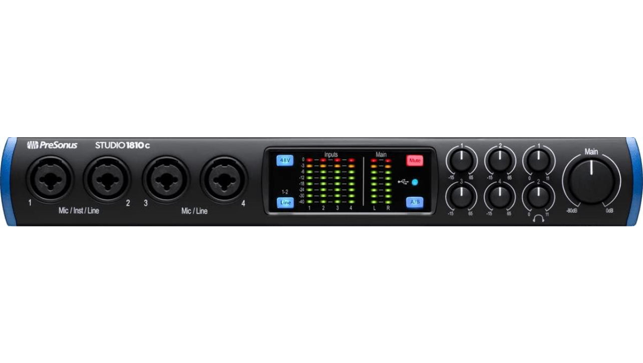(Pre-Owned) PreSonus Studio 1810c 18x8, 192 kHz, USB-C Audio Interface