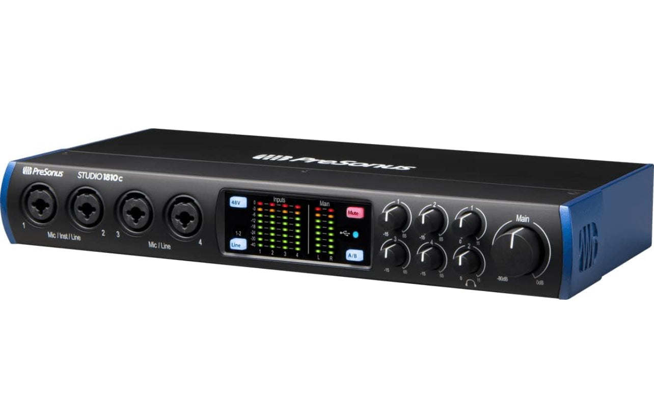 (Pre-Owned) PreSonus Studio 1810c 18x8, 192 kHz, USB-C Audio Interface