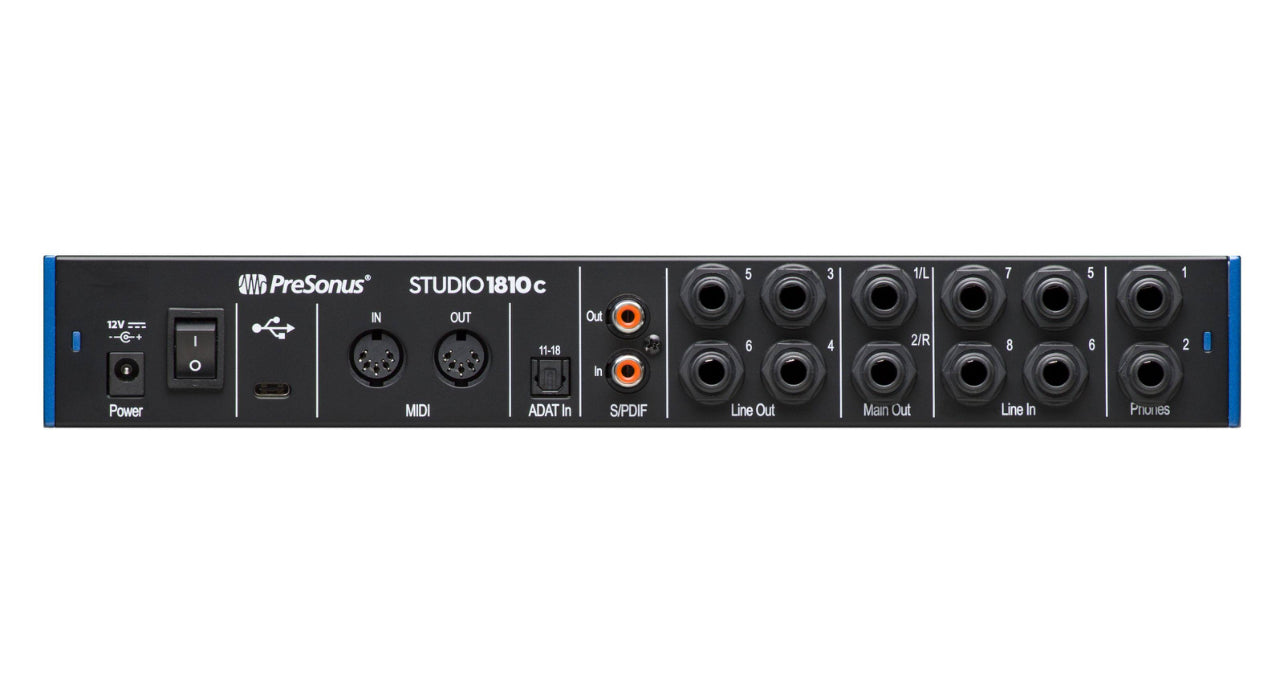 (Pre-Owned) PreSonus Studio 1810c 18x8, 192 kHz, USB-C Audio Interface