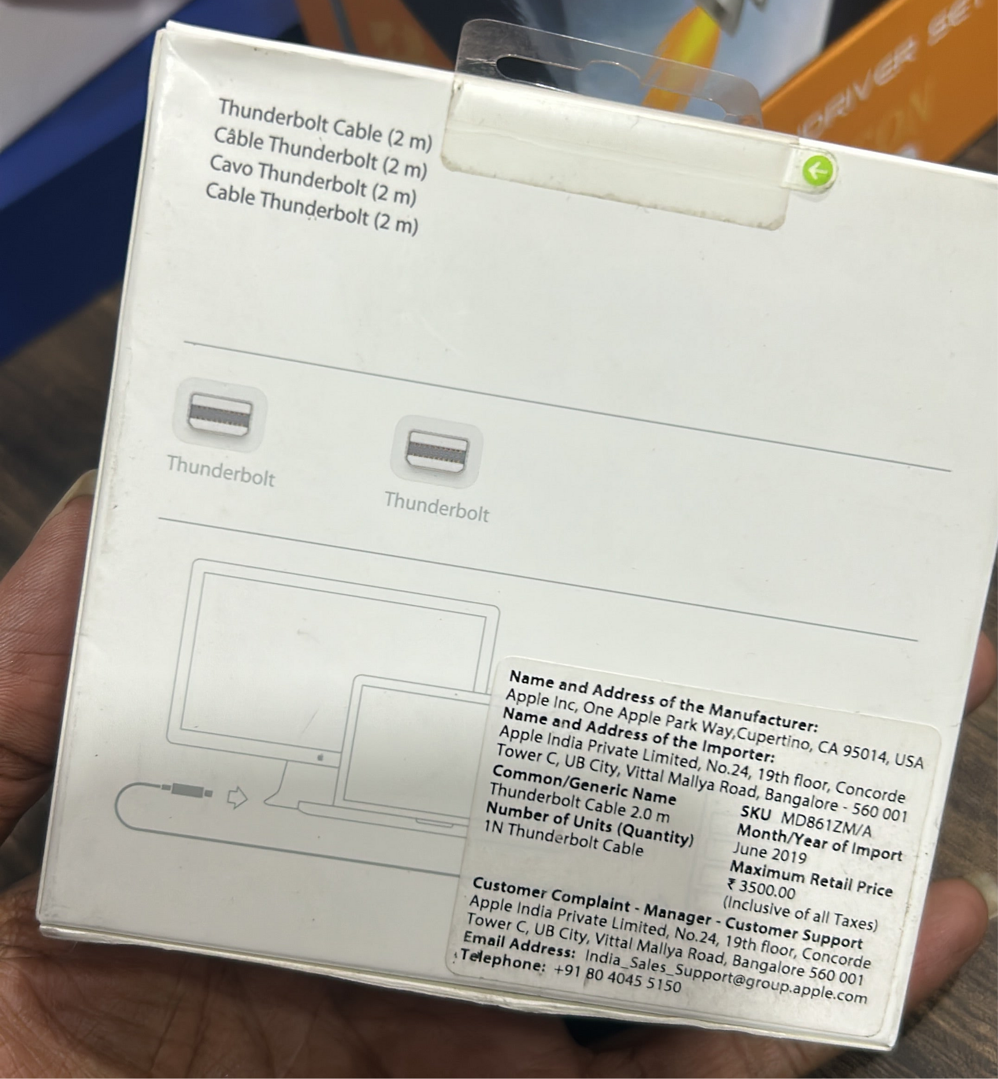 Pre-Owned Apple Thunderbolt 2 Cable (2 MTR )