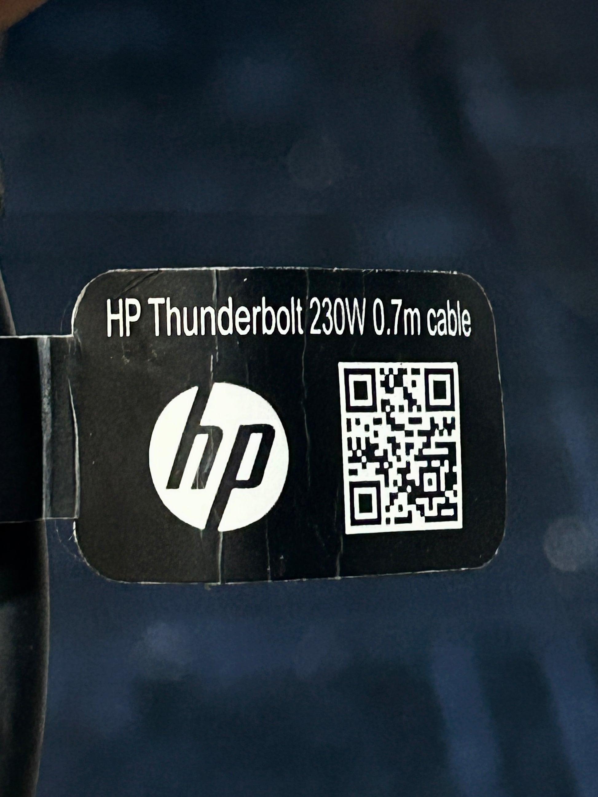Refurbished
Hp Thunderbolt 3 Cable - 230w - 0.7 Mtrs